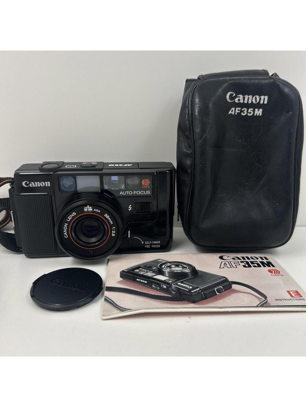 Canon Sure Shot AF35M Il Autoboy 2 35mm Film Camera 38mm f/2.8 Battery Tested